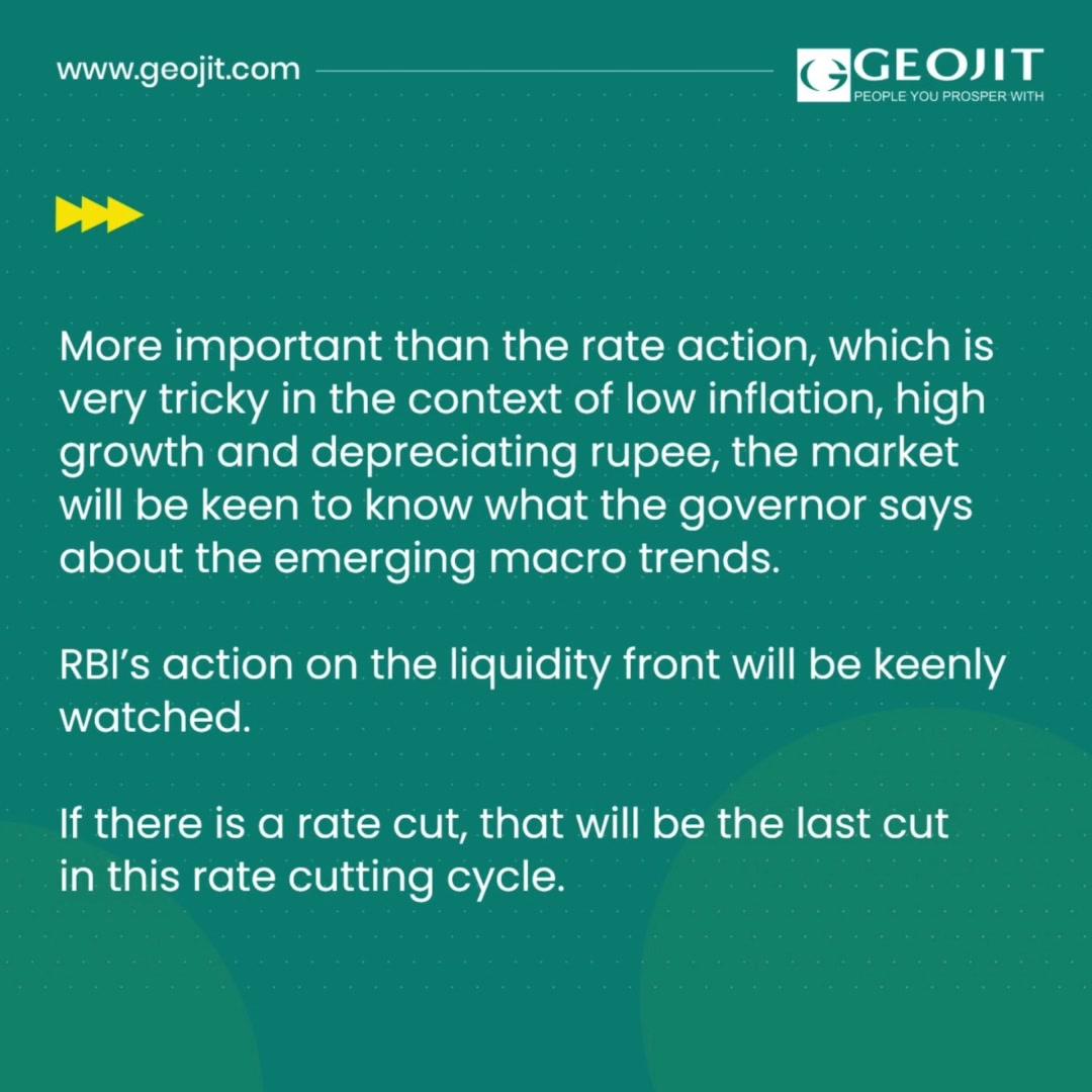  Today the market focus will be on the monetary policy