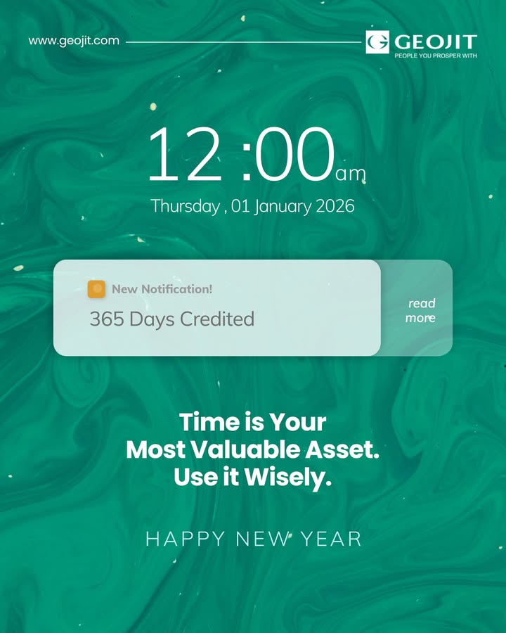 Happy New Year From Geojit . . 