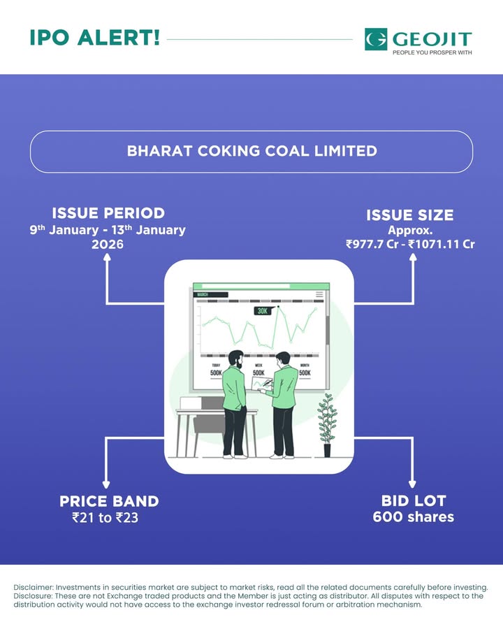 Bharat Coking Coal Limited is engaged in the production of coking coal, non coking coal, and washed coal