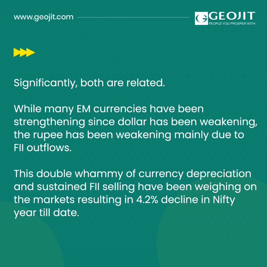 The underperformance of the Indian stock market and continued depreciation of the rupee have been conspicuous so far in...