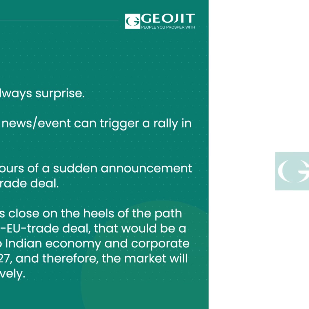  Niftys up move of 300 points during the last two days should be seen more as a temporary response in anticipation of th...