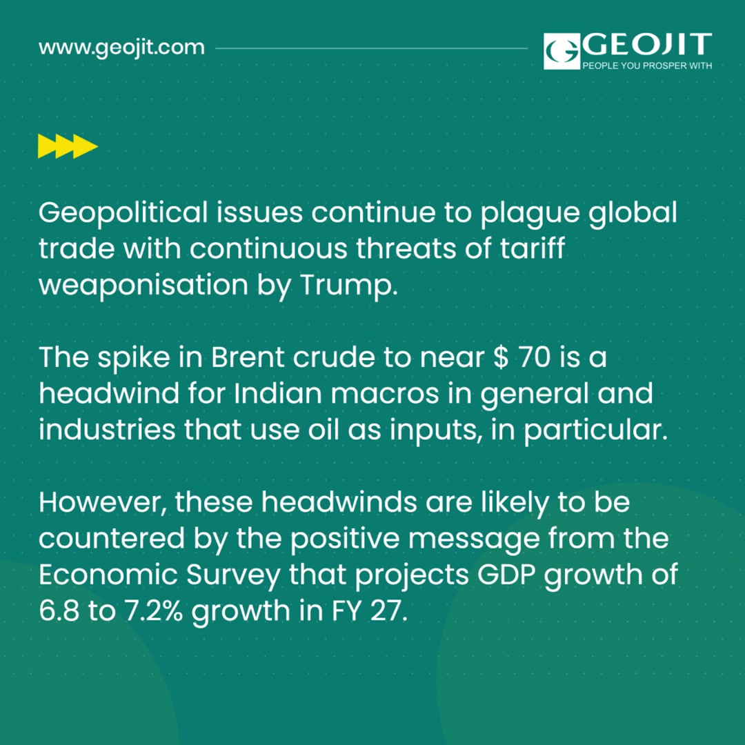  As we near the Budget Day there are headwinds and tailwinds for the market
