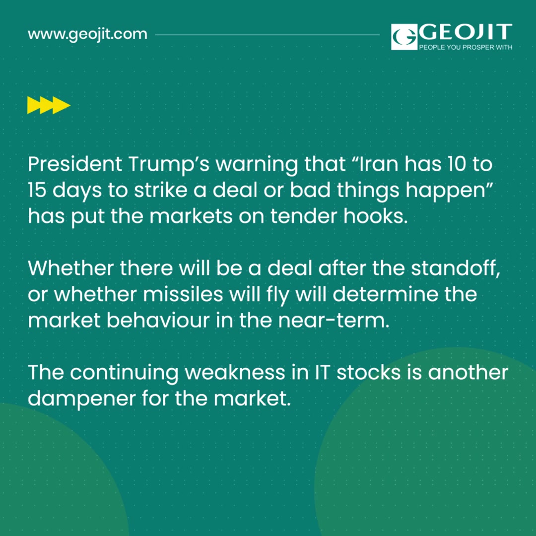  The sharp spike in Brent crude to 72 reflects growing fear and uncertainty in markets