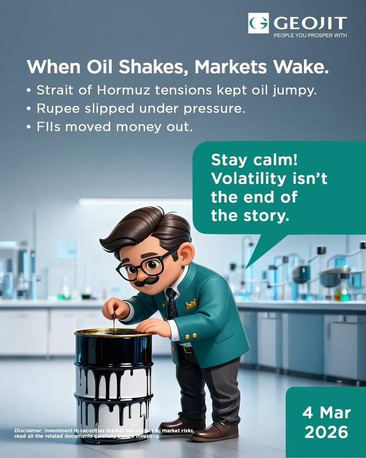 Global tensions around the Strait of Hormuz kept oil prices volatile, putting pressure on the rupee while FIIs continued to ...