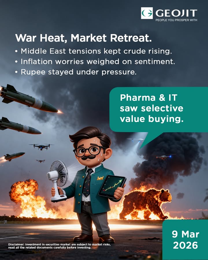 Markets retreated as rising Middle East tensions pushed crude prices higher and renewed inflation concerns weighed on invest...