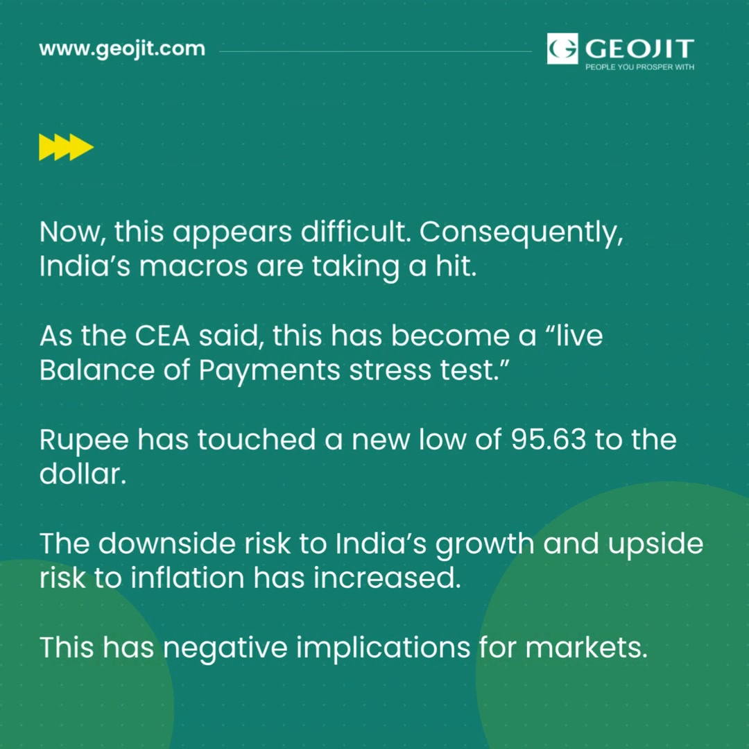  The market has been discounting an early resolution to the West Asia crisis and decline in the price of crude