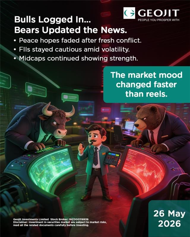 Markets saw a sharp shift in mood as fading peace hopes and fresh conflict weighed on sentiment