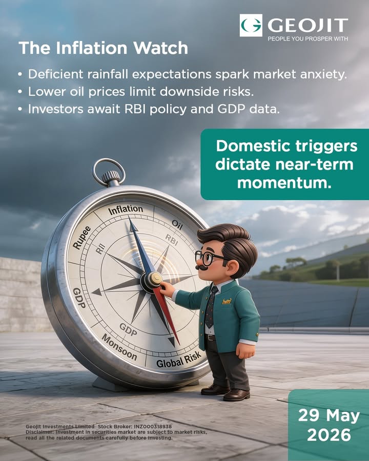 The market faced broad based selling pressure today as weak monsoon forecasts fueled food inflation and El Ni o fears