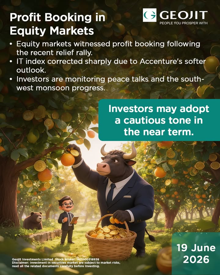 While investors are maintaining a cautious stance, awaiting clarity on global developments and monsoon progress, a buy on d...