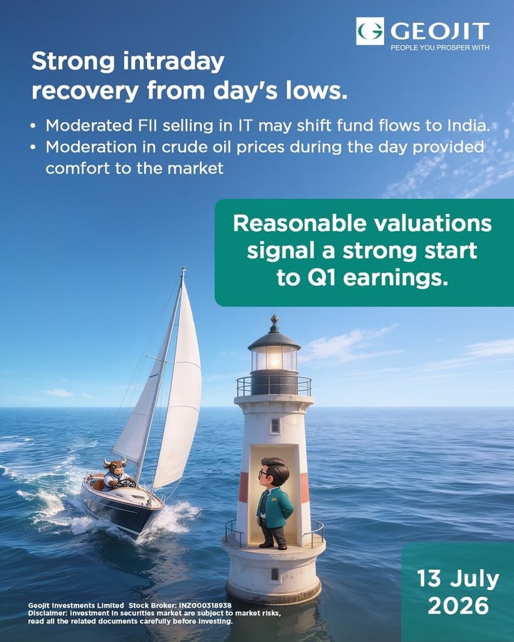 Markets witnessed a strong intraday recovery, ending with modest gains supported by encouraging IT updates and attractive va...