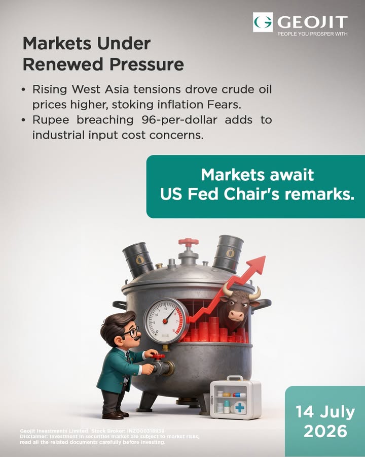 Domestic equities faced renewed pressure as escalating West Asia tensions drove crude oil prices higher, adding uncertainty ...