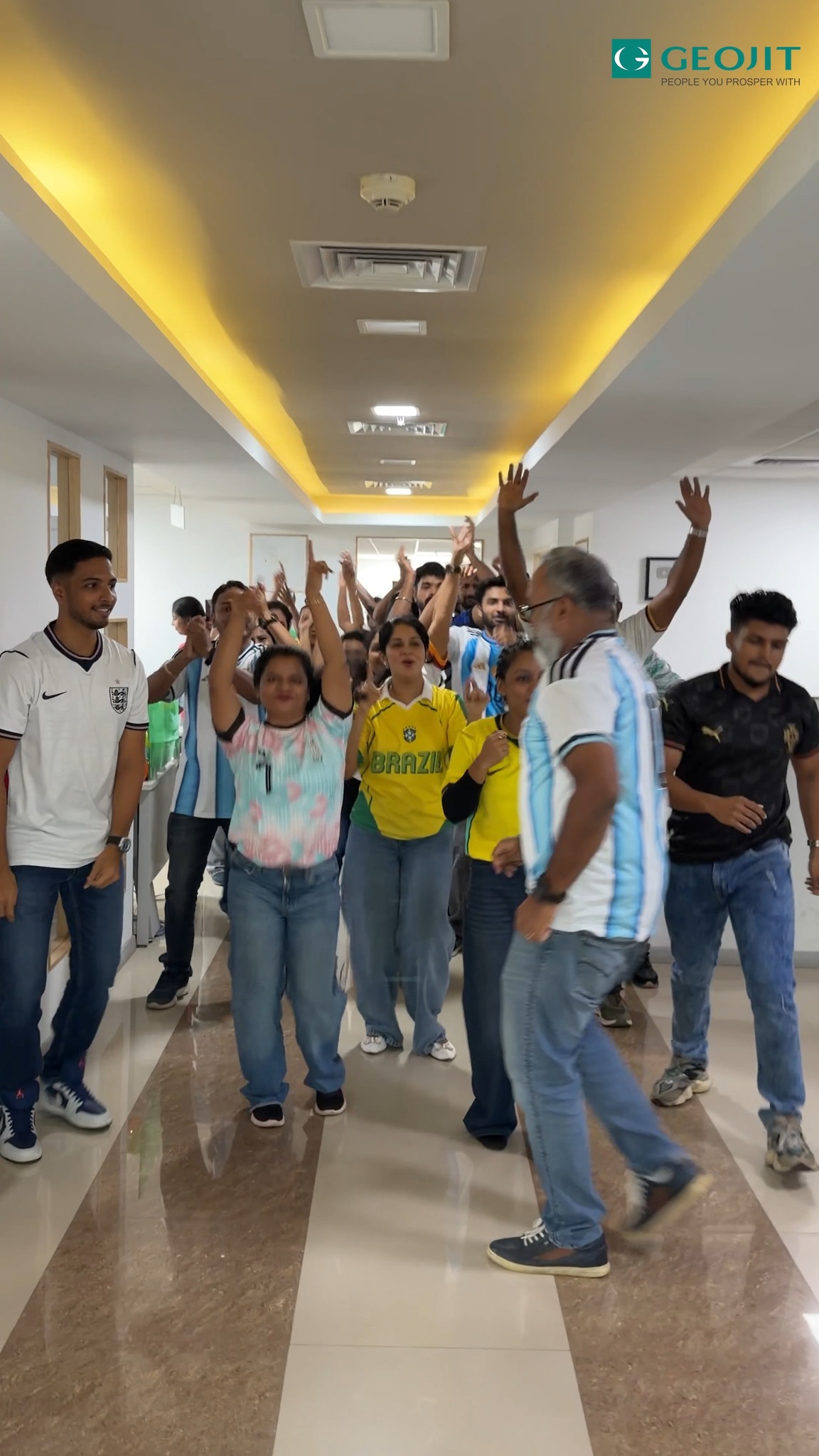  Dai Dai, Geojit style As football fever takes over fans across the world, our staff joined the celebration ...