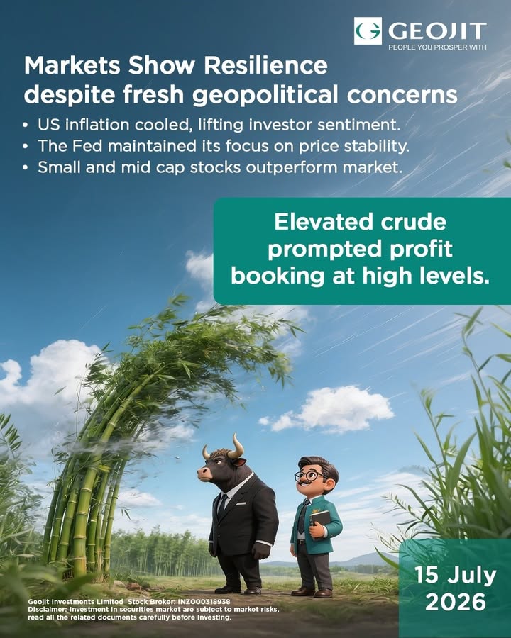 Domestic markets showed resilience, with broader indices outpacing large caps, supported by softer US inflation and a steady...