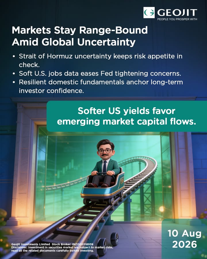 Markets remained cautious as Strait of Hormuz uncertainty continued to weigh on risk appetite, though strong corporate earni...