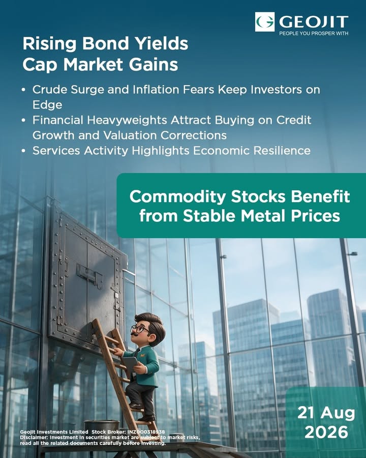  Markets remained range bound as elevated bond yields, rising crude prices, and inflation concerns weighed on sentiment