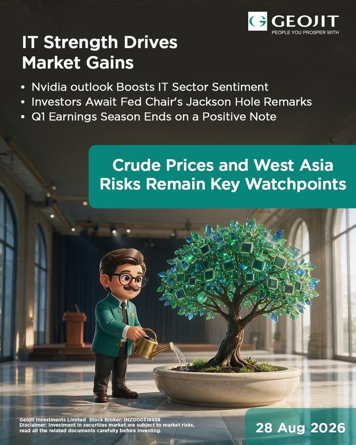  Strong IT gains, supported by Nvidia s upbeat outlook and continued AI optimism, lifted markets higher