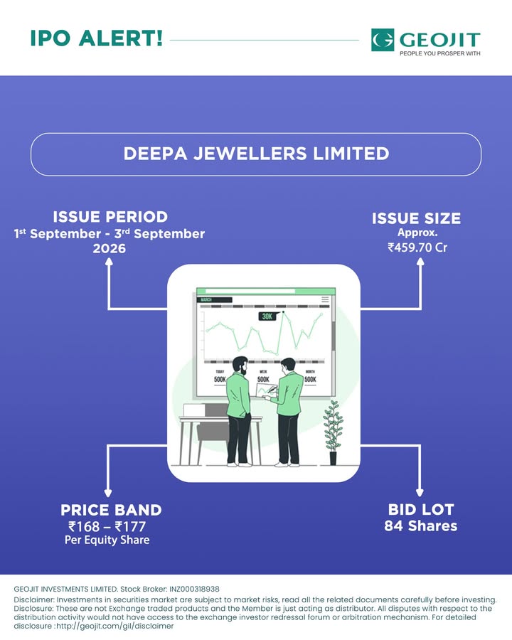 DEEPA JEWELLERS LIMITED Public Issue of Equity Shares Deepa Jewellers Limited is a B2B designer, processor and supplier of ...