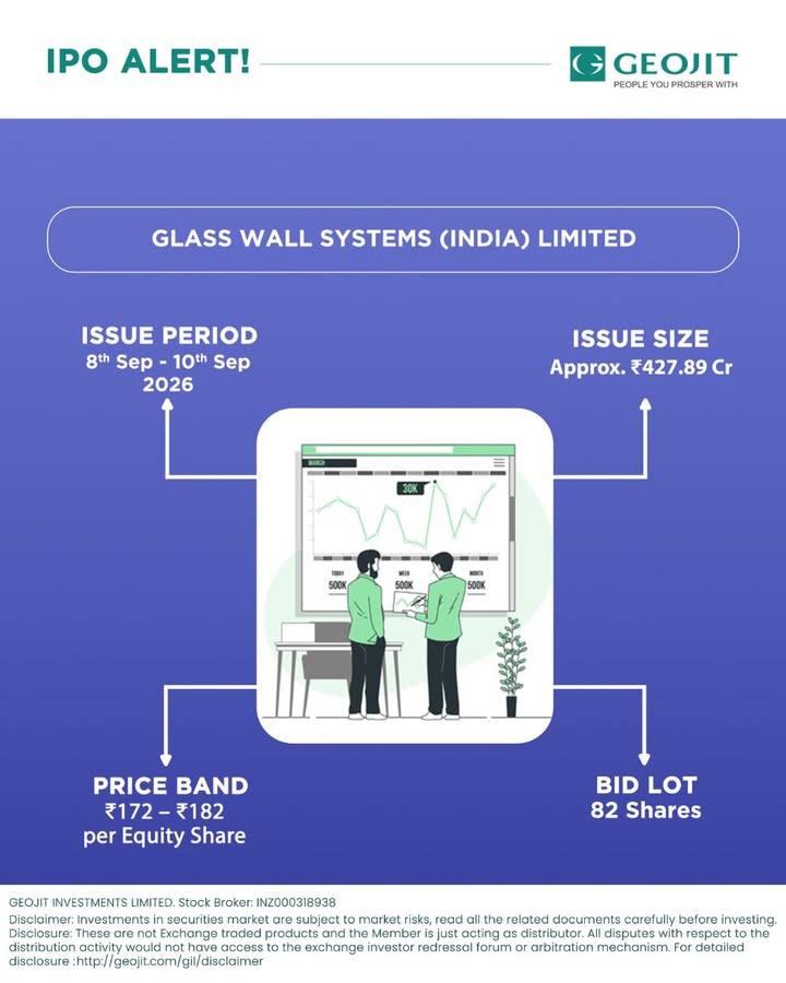 GLASS WALL SYSTEMS INDIA LIMITED Public Issue of Equity Shares Glass Wall Systems India Limited is a fa ade solution...