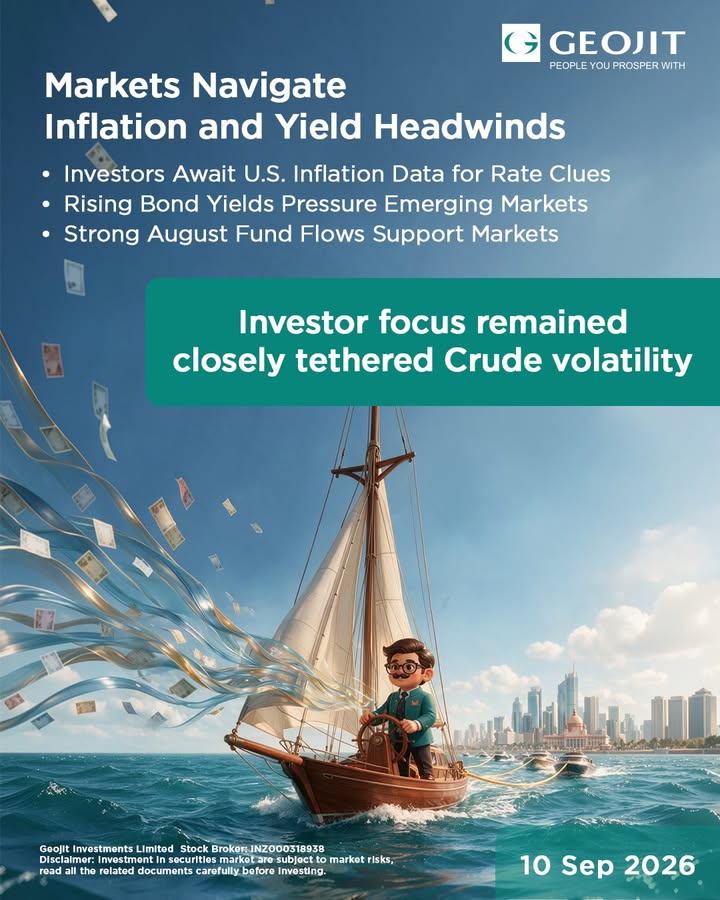 Crude driven inflation concerns and rising global bond yields kept investors cautious, while strong domestic equity inflows ...