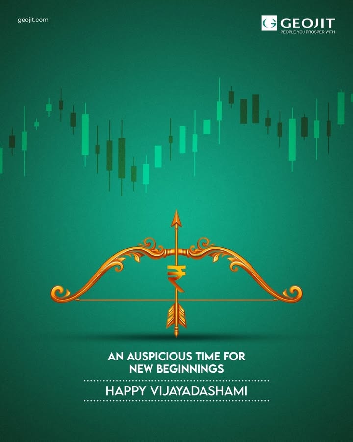 On this blessed day, make the decision to work towards your financial goals with Geojit