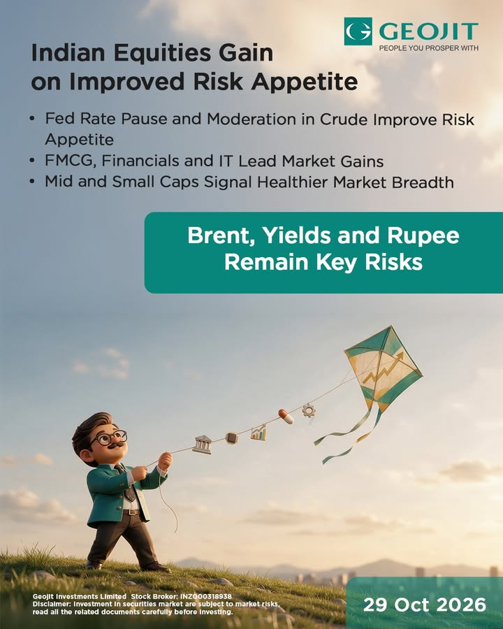  Indian equities rallied as the Feds rate pause, easing crude oil prices, and renewed institutional buying improved risk...