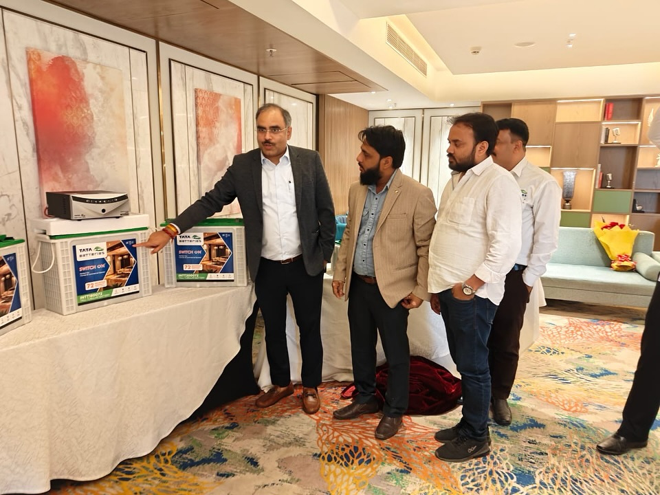 Tata Green Batteries launched its new range of Inverters and Tall Tubular Inverter batteries at a Distributors Meet in Holid...