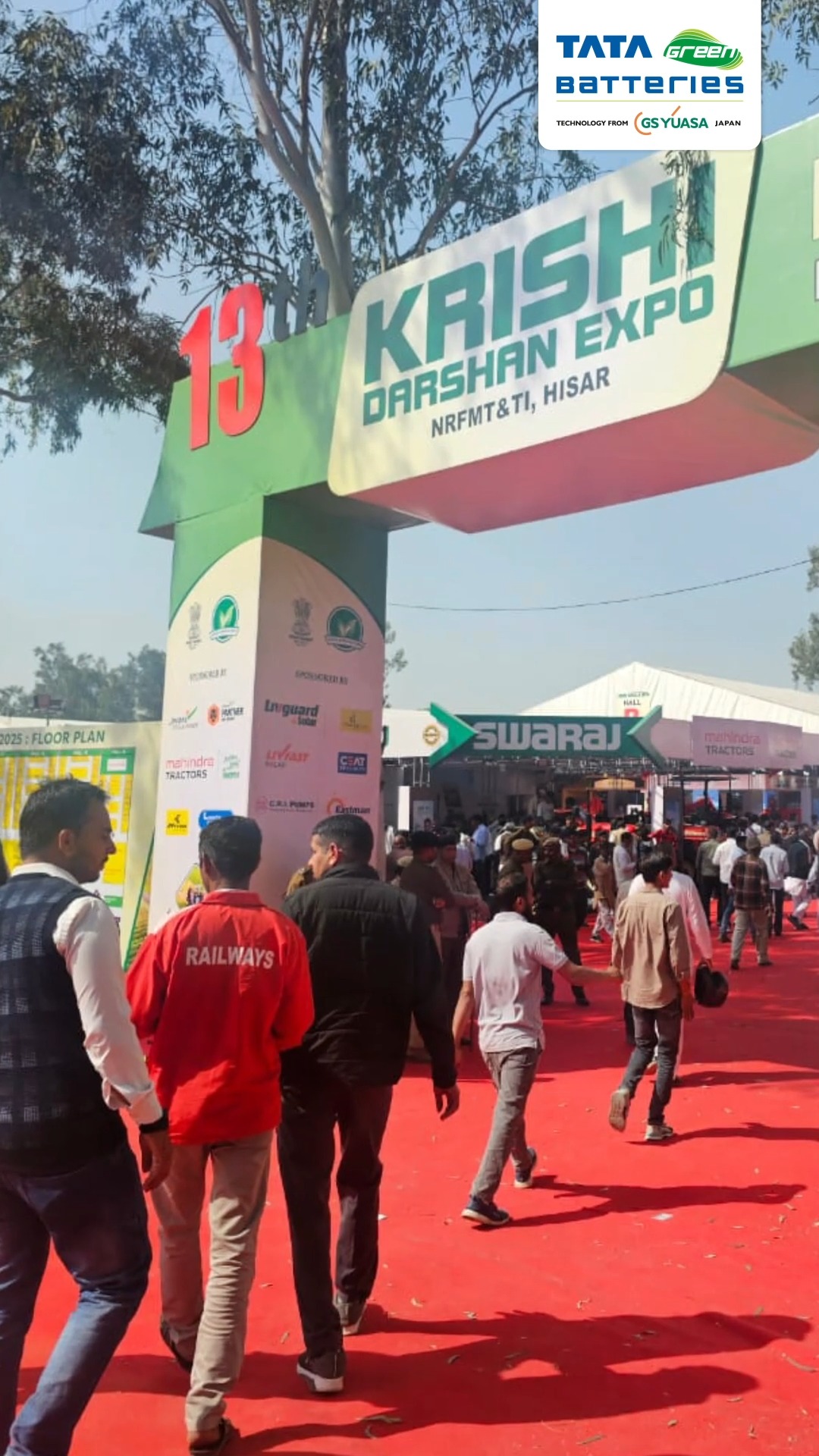 Krishi Darshan Expo 2025 was a grand success Tata Green Batteries powered the event with cutting edge energy soluti...