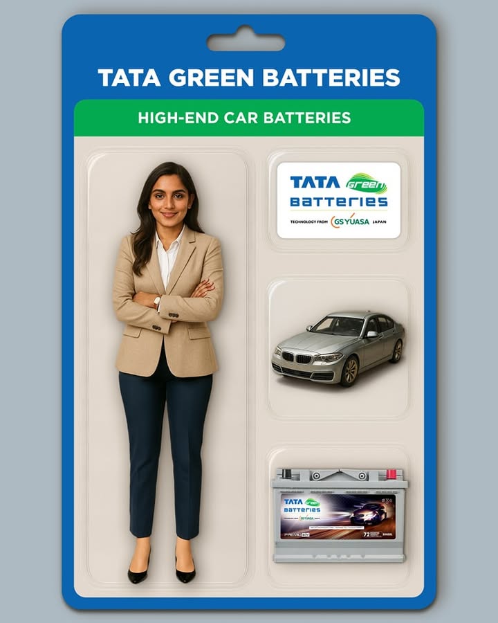 Every road. Every ride. Every power need Tata Green Batteries is here to keep you charged From your two wheeler zipping through city streets to your premium four wheeler cruising on highways Every road. Every ride