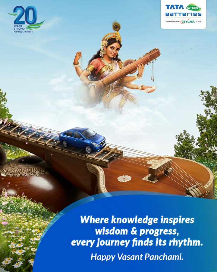 With the arrival of spring, may Maa Saraswatis blessings inspire clarity of thought, wisdom, and purposeful progress