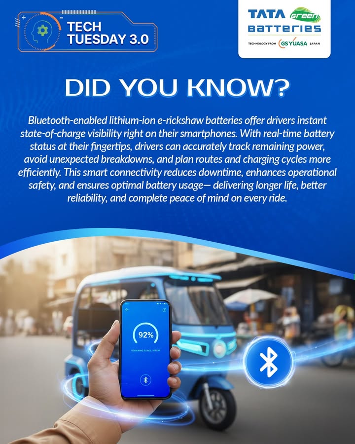 Smart battery innovation is shaping the future of mobility delivering reliability, performance, and peace of mind every ti...