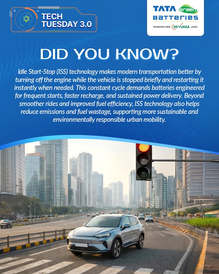 Smarter stops. Stronger starts. ISS ready batteries power seamless mobility in todays traffic driven cities