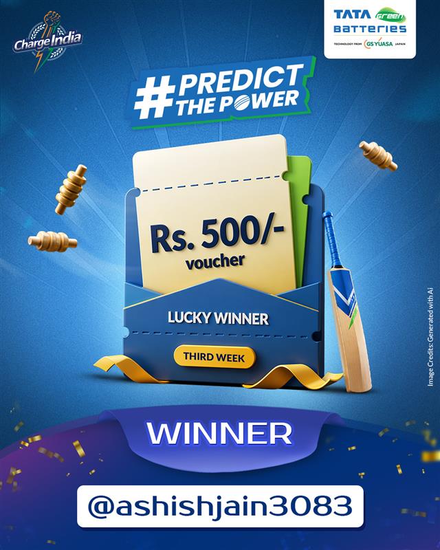 Big shoutout to everyone who powered up the PredictThePower Contest 3 And a huge congratulations to our winner ...