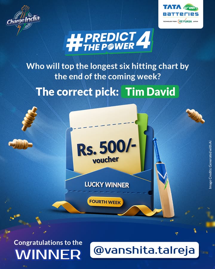 Massive shoutout to everyone who brought their A game to PredictThePower Contest 4 The correct pick Tim David ...