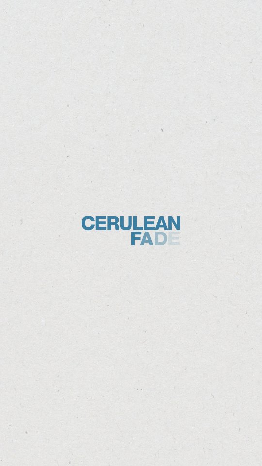 A gradient of calm, crafted for confidence. Cerulean Fade now in motion. . . 