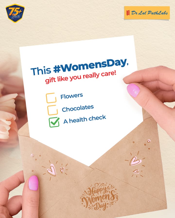 Give her more than a gift this Women s Day give her the care she deserves. Book a health checkup for her today with Dr