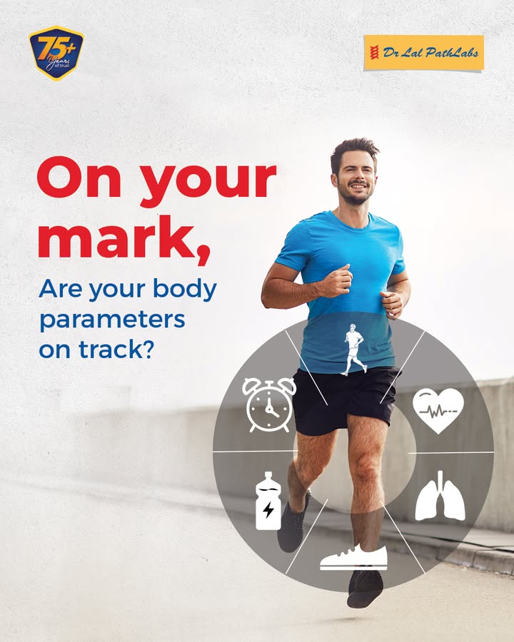 Prioritise your health and stay active, because true fitness starts with knowing your body DrLalPathLabs FitnessJourney ...