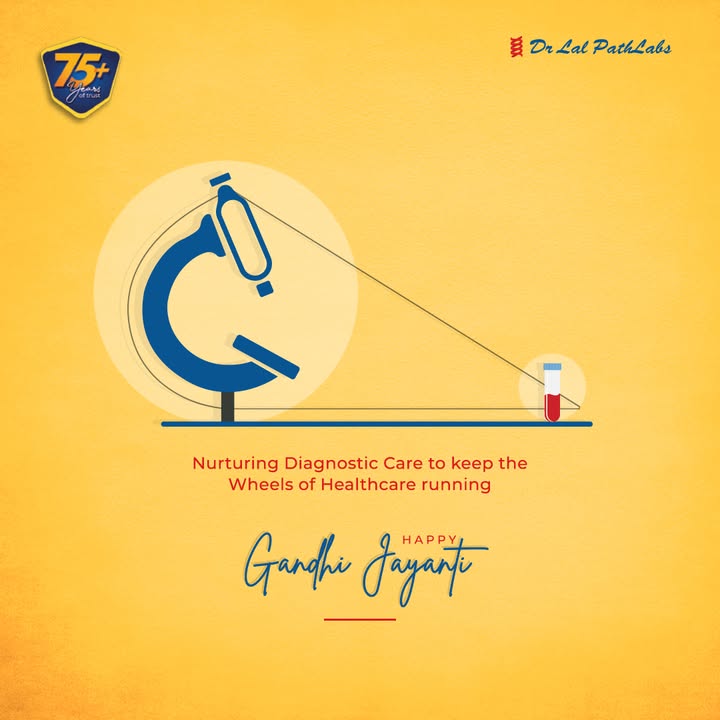 Wishing everyone a Happy Gandhi Jayanti Our commitment stays strong nurturing diagnostic care to keep the wheels of health...