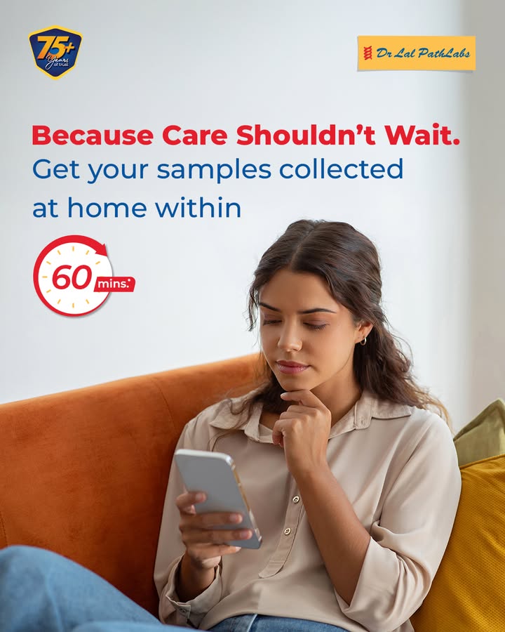 Fast, safe sample collection at home in 60 mins. Dr
