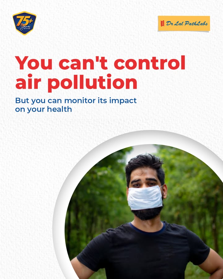 Stay informed. Stay healthy. Monitor your health with our Pollution Check Package