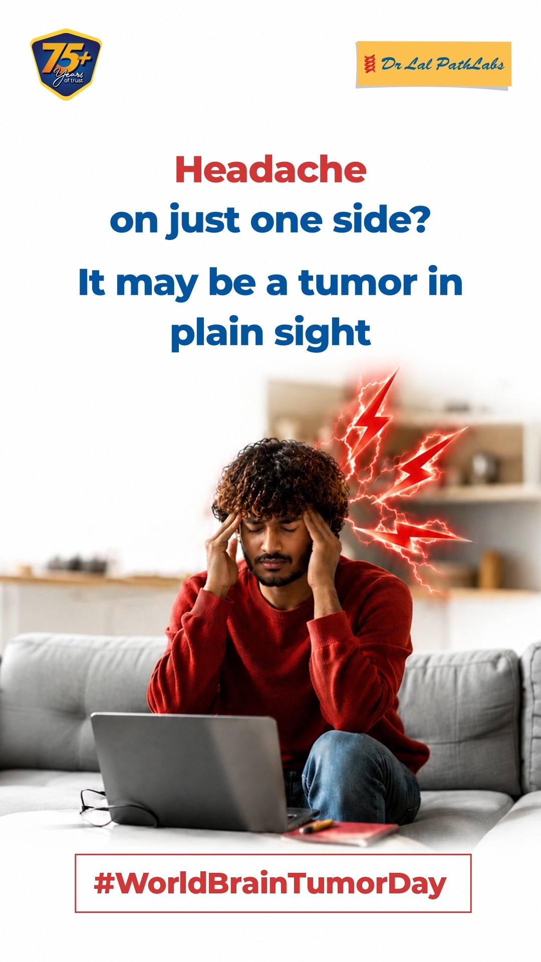 Symptoms to watch for brain tumors include nausea, vision changes, balance issues, speech difficulty, fatigue, or confusion