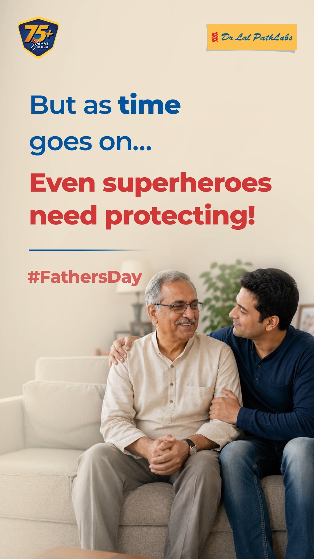 Superheroes dont always ask for help. This Fathers Day, make his health a priority
