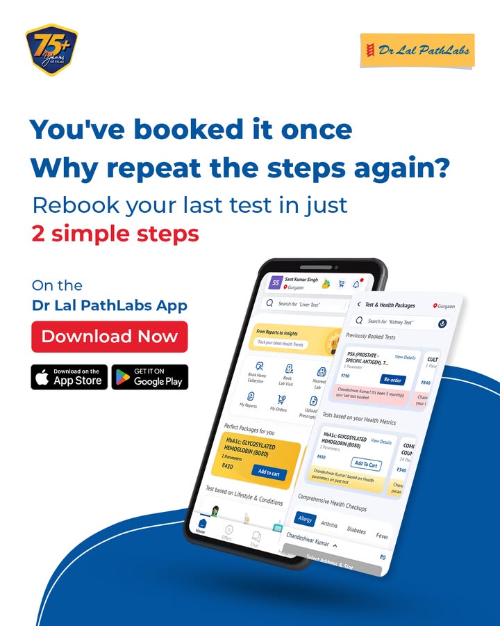 Need the same test again Skip the hassle of searching and booking from scratch