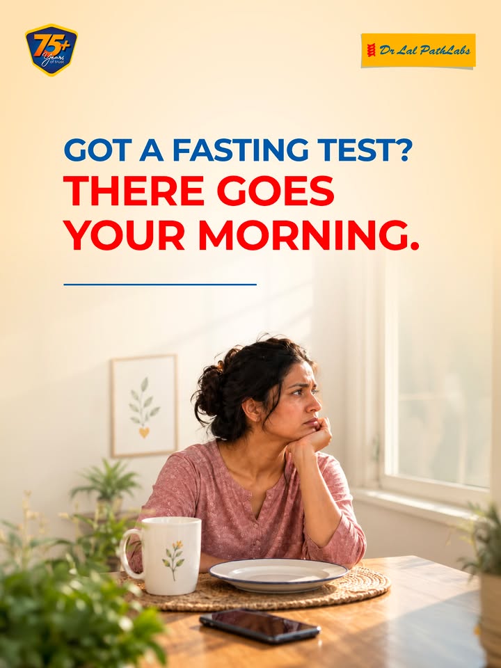 Fasting for a test can already mean changing your morning routine
