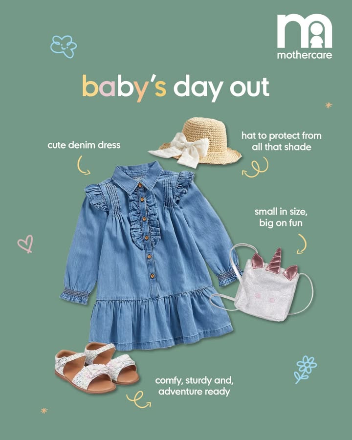 Little outfit, big day ahead Because tiny explorers deserve the cutest fits