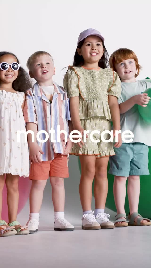 Summer simplicity, Mothercare comfort From playful afternoons to gentle breezes, these lightweight outfits keep your li...