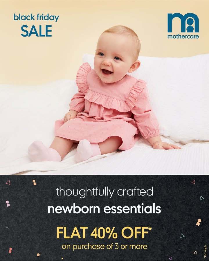 Our Black Friday SALE is here with FLAT 40 OFF on your favourite newborn sets and essentials Swipe to checkout th...
