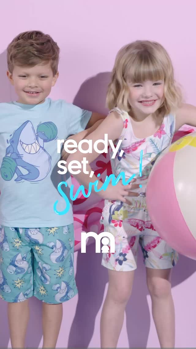 Ready, Set, Splash Swimwear, sunny day essentials, and beachside essentials favourites for little adventures who...