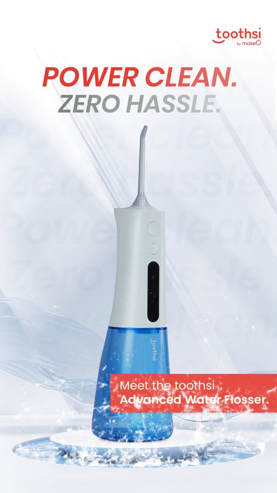 Flossing, but make it powerful. The toothsi Advanced Water Flosser is here to rinse away the mess literally