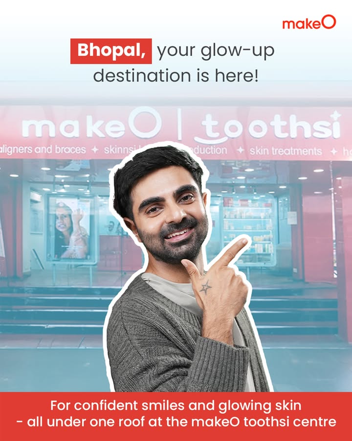 Bhopal, its time for your transformation Say hello to confident smiles and glowing skin at makeO toothsi Dr. Gunjan Bajpais Clinic Bhopal, its time for your transformation Say hello to confident smiles and glowing skin at makeO toothsi Dr