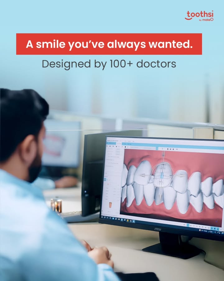 Every confident smile begins with precision planning, smart tech, and expert care. From your first 3D scan to your final aligner every step is designed for your smile Because with toothsi invisible aligners, its not just straightening teeth Every confident smile begins with precision planning, smart tech, and expert care